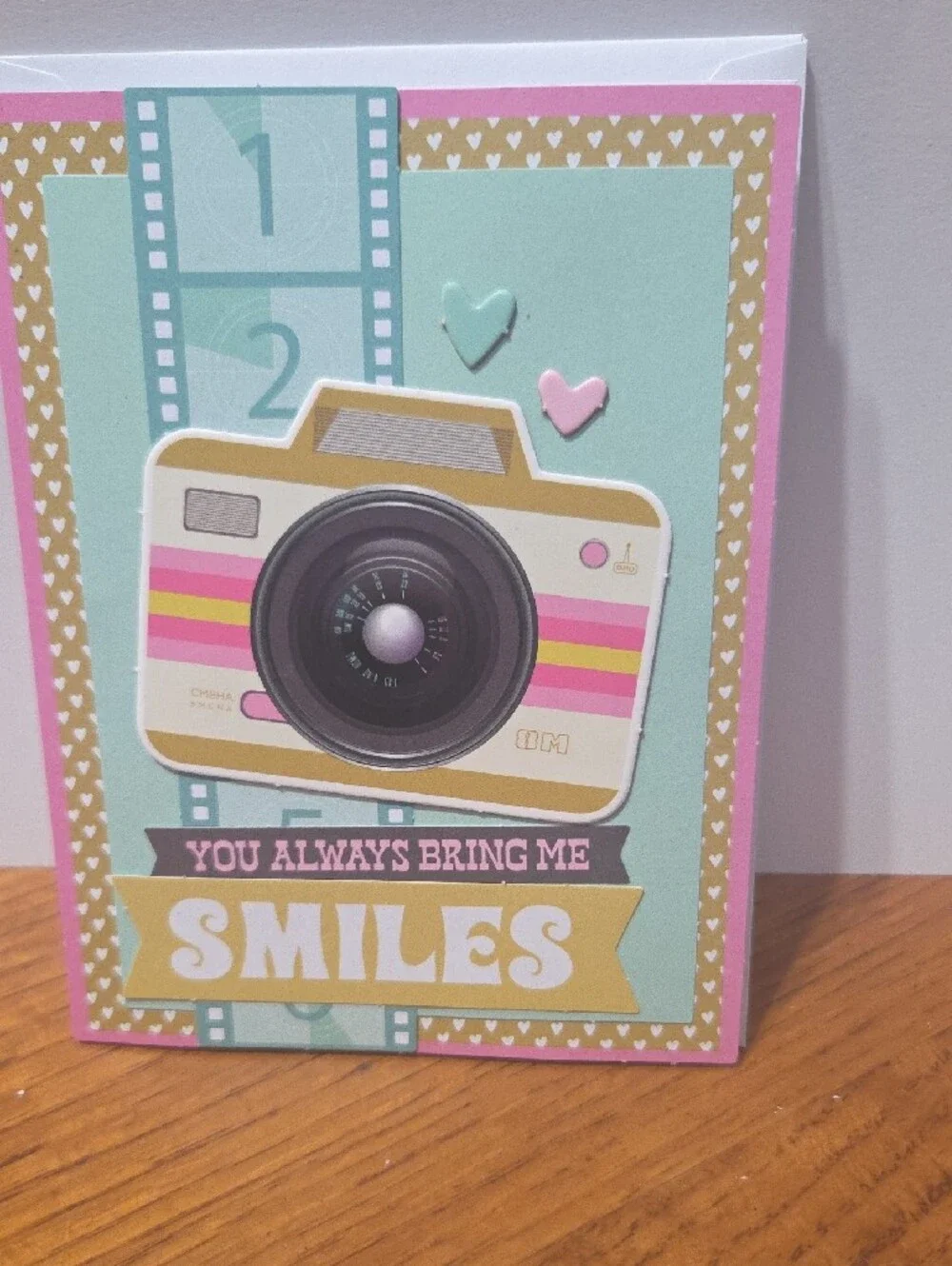 Cute 6 Assorted Handmade Greeting Card Set — Pink, Teal, Black, Coral
